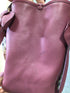 Burberry Haymarket Canter Panel Bow Tote Small Raspberry